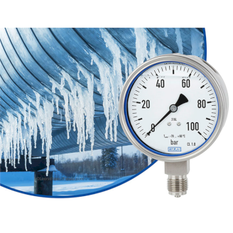 WIKA - Manometro PG23LT "POLARgauge" per Basse Temperature (-70°C)